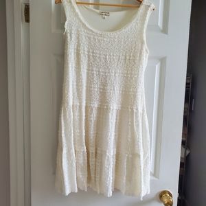 Cream lace dress